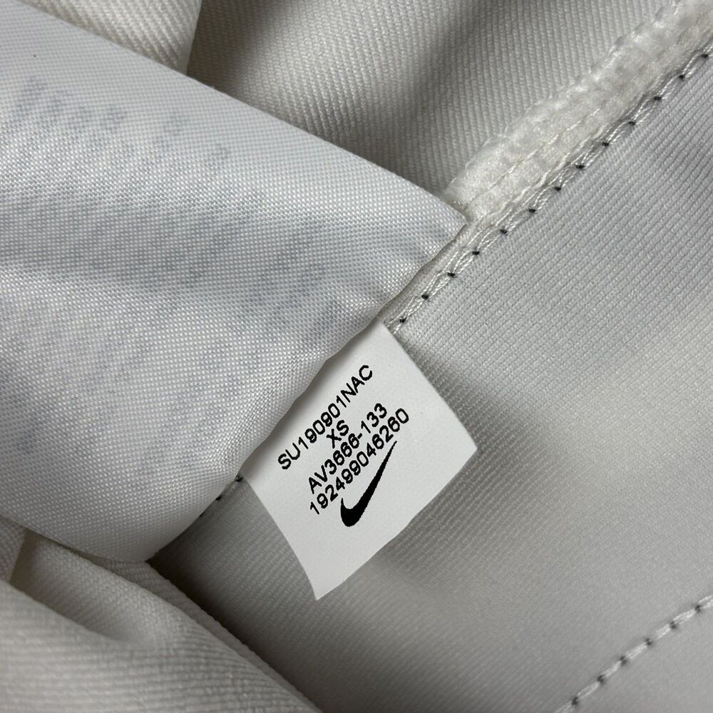 Nike Dri-FIT Skort Womens XS White Stripe Tennis Court Running Spring AV3666-133 - Picture 9 of 9
